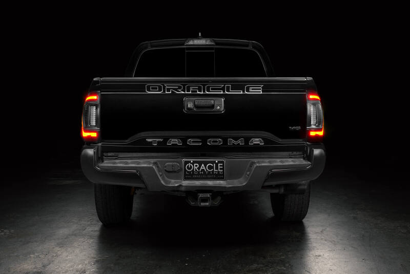 Oracle Lighting 16-23 Gen 3 Toyota Tacoma Black Series Flush Style LED Tail Lights SEE WARRANTY ORACLE Lighting Tail Lights  AXOPROS