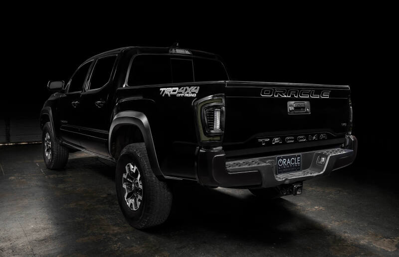 Oracle Lighting 16-23 Gen 3 Toyota Tacoma Black Series Flush Style LED Tail Lights SEE WARRANTY ORACLE Lighting Tail Lights  AXOPROS