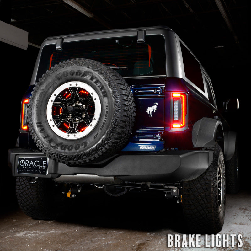 Oracle Lighting 21-22 Ford Bronco Flush Style LED Taillights ORACLE Lighting Tail Lights  AXOPROS