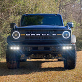 ORACLE Lighting 21-22 Ford Bronco Triple LED Fog Light Kit for Steel Bumper - White ORACLE Lighting Fog Lights  AXOPROS