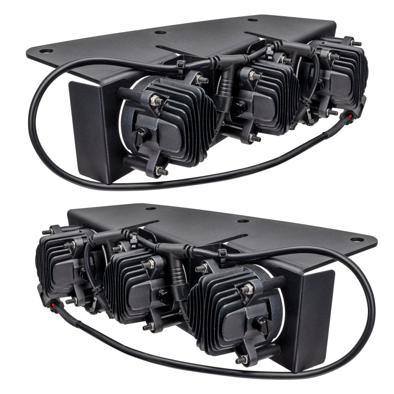 ORACLE Lighting 21-22 Ford Bronco Triple LED Fog Light Kit for Steel Bumper - White ORACLE Lighting Fog Lights  AXOPROS