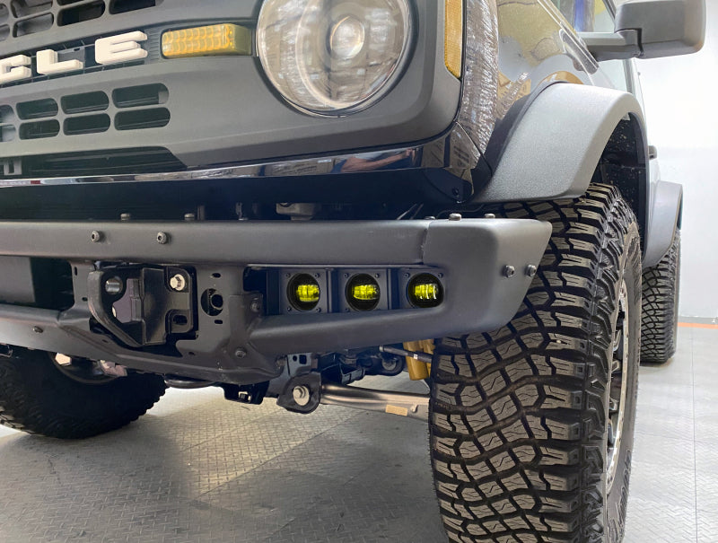 ORACLE Lighting 21-22 Ford Bronco Triple LED Fog Light Kit for Steel Bumper - Yellow SEE WARRANTY ORACLE Lighting Fog Lights  AXOPROS