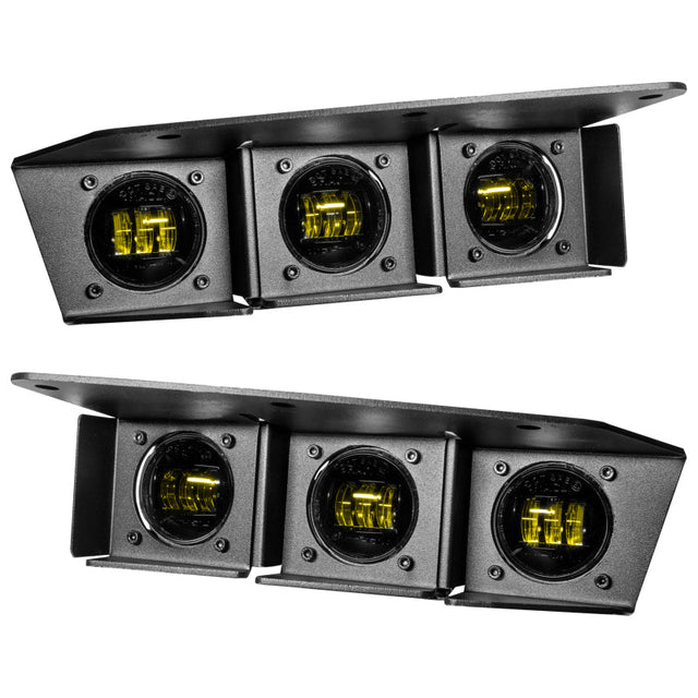 ORACLE Lighting 21-22 Ford Bronco Triple LED Fog Light Kit for Steel Bumper - Yellow SEE WARRANTY ORACLE Lighting Fog Lights  AXOPROS