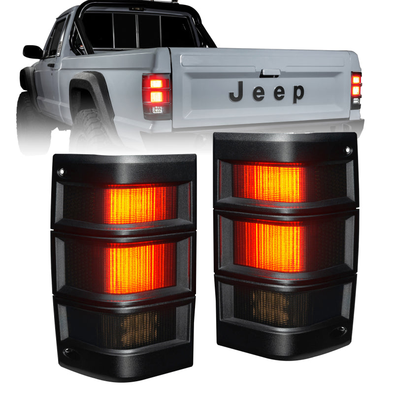 ORACLE Lighting Jeep Comanche MJ LED Tail Lights - Tinted Lens SEE WARRANTY ORACLE Lighting Tail Lights  AXOPROS