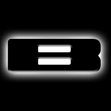 ORACLE Lighting Universal Illuminated LED Letter Badges - Matte Blk Surface Finish - B SEE WARRANTY ORACLE Lighting Light Accessories and Wiring  AXOPROS
