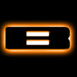 ORACLE Lighting Universal Illuminated LED Letter Badges - Matte Blk Surface Finish - B SEE WARRANTY ORACLE Lighting Light Accessories and Wiring  AXOPROS