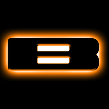 ORACLE Lighting Universal Illuminated LED Letter Badges - Matte Blk Surface Finish - B SEE WARRANTY ORACLE Lighting Light Accessories and Wiring  AXOPROS