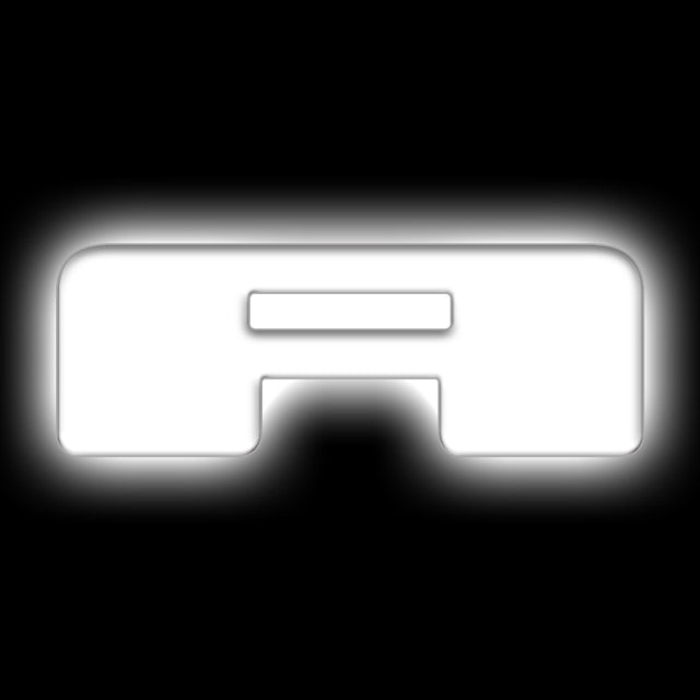 ORACLE Lighting Universal Illuminated LED Letter Badges - Matte Wht Surface Finish - A ORACLE Lighting Light Accessories and Wiring  AXOPROS