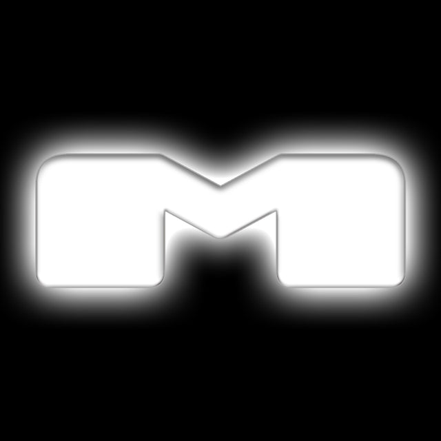 ORACLE Lighting Universal Illuminated LED Letter Badges - Matte Wht Surface Finish - M ORACLE Lighting Light Accessories and Wiring  AXOPROS