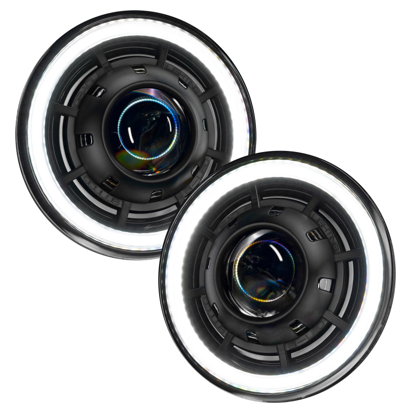 Oracle Oculus 7in Bi-LED Projector Headlights for Jeep Wrangler JK - 6000K SEE WARRANTY ORACLE Lighting Headlights  AXOPROS