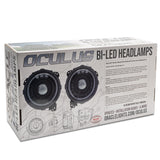 Oracle Oculus Bi-LED Projector Headlights for Jeep JL/Gladiator JT - Matte Blk - 5500K ORACLE Lighting Headlights  AXOPROS