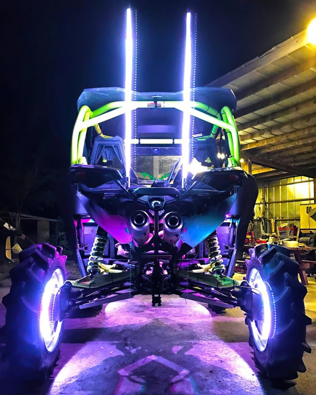 Oracle Off-Road 4ft LED Whip - ColorSHIFT SEE WARRANTY ORACLE Lighting Light Accessories and Wiring  AXOPROS