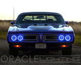 Oracle Pre-Installed Lights 5.75 IN. Sealed Beam - Blue Halo ORACLE Lighting Headlights  AXOPROS