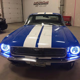 Oracle Pre-Installed Lights 7 IN. Sealed Beam - White Halo ORACLE Lighting Headlights  AXOPROS