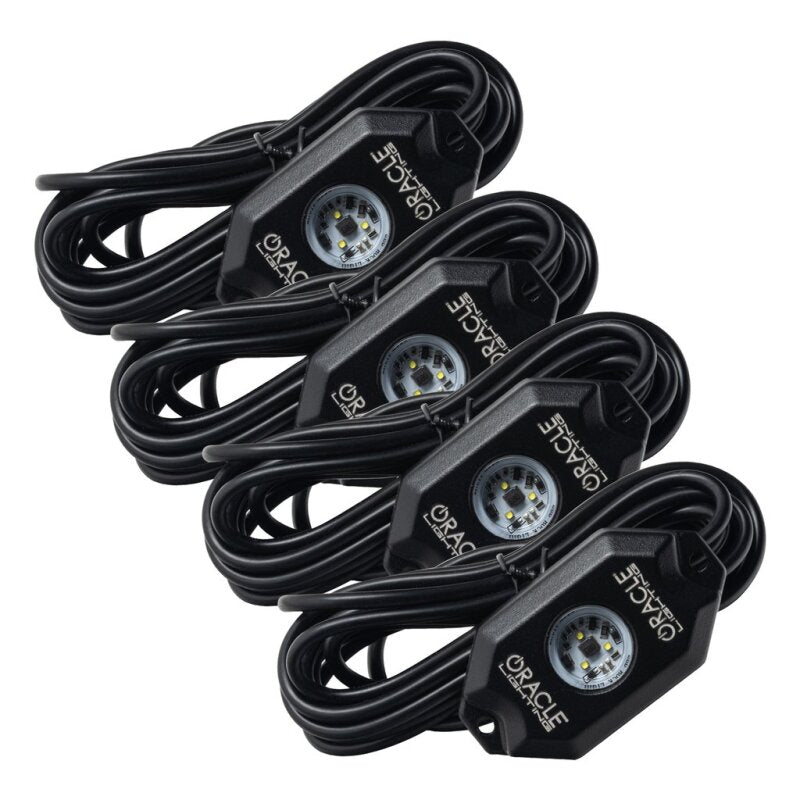 Oracle Underbody Wheel Well Rock Light Kit - White (4PCS) - 5000K ORACLE Lighting Light Strip LED  AXOPROS