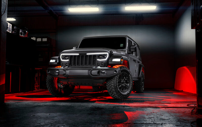 Oracle VECTOR Series Full LED Grille - Jeep Wrangler JL/JT - NA SEE WARRANTY ORACLE Lighting Light Accessories and Wiring  AXOPROS