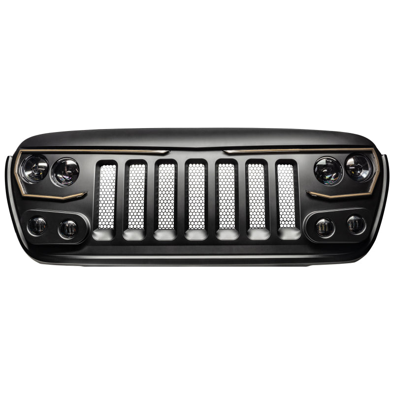 Oracle VECTOR Series Full LED Grille - Jeep Wrangler JL/JT - NA SEE WARRANTY ORACLE Lighting Light Accessories and Wiring  AXOPROS