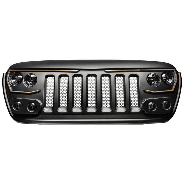 Oracle VECTOR Series Full LED Grille - Jeep Wrangler JL/JT - NA SEE WARRANTY ORACLE Lighting Light Accessories and Wiring  AXOPROS
