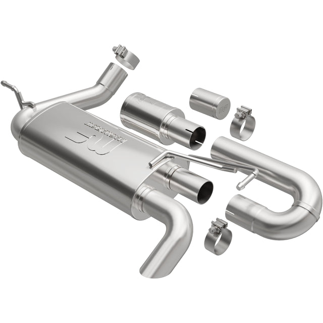 Overland Series Stainless Axle-Back System MagnaFlow Exhaust Products Exhaust System Kit  AXOPROS
