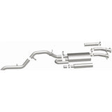 Overland Series Stainless Cat-Back System MagnaFlow Exhaust Products Exhaust System Kit  AXOPROS