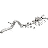 Overland Series Stainless Cat-Back System MagnaFlow Exhaust Products Exhaust System Kit  AXOPROS
