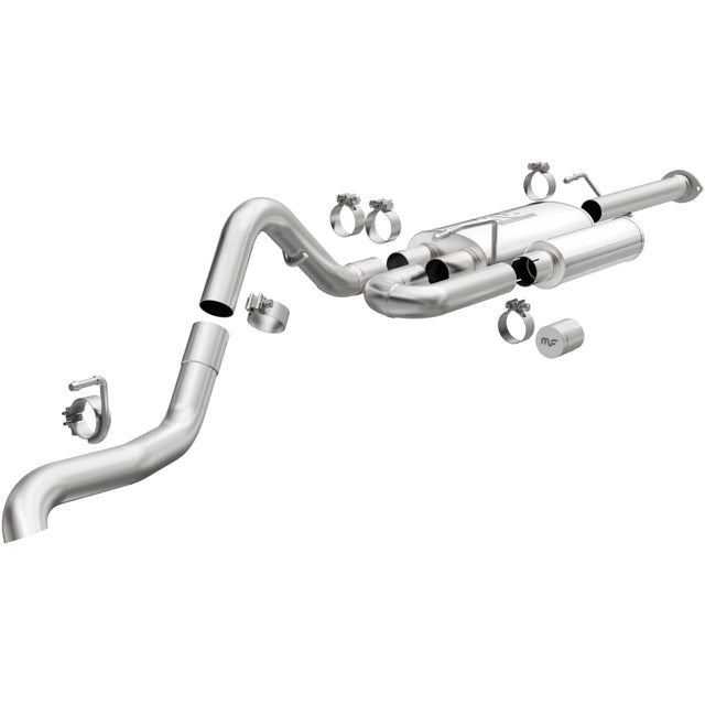 Overland Series Stainless Cat-Back System MagnaFlow Exhaust Products Exhaust System Kit  AXOPROS