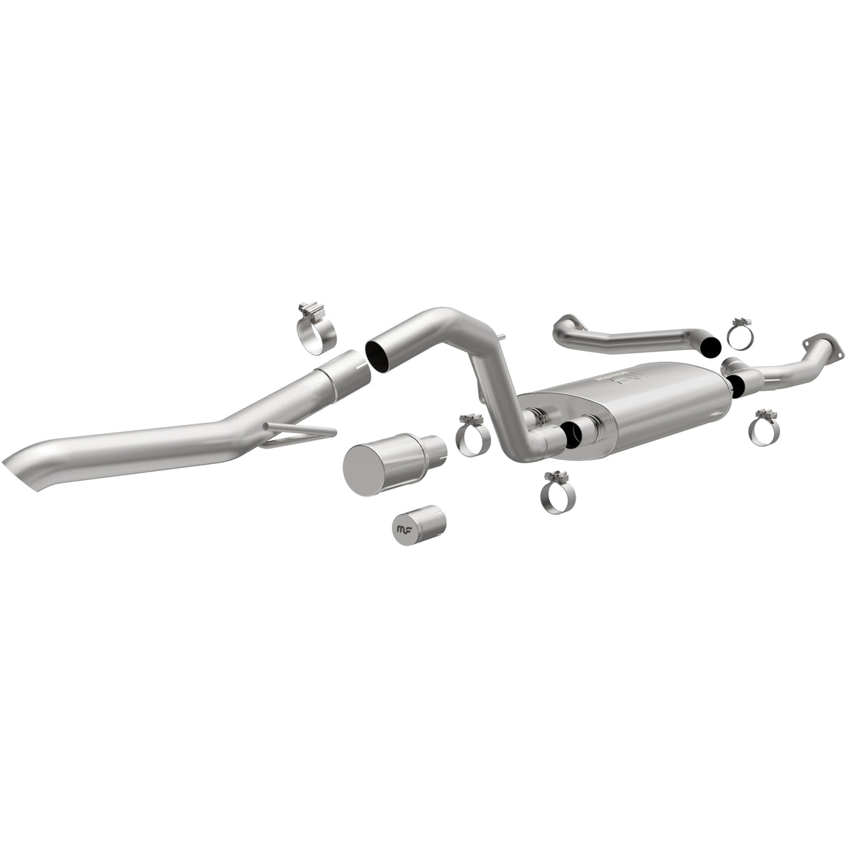 Overland Series Stainless Cat-Back System MagnaFlow Exhaust Products Exhaust System Kit  AXOPROS