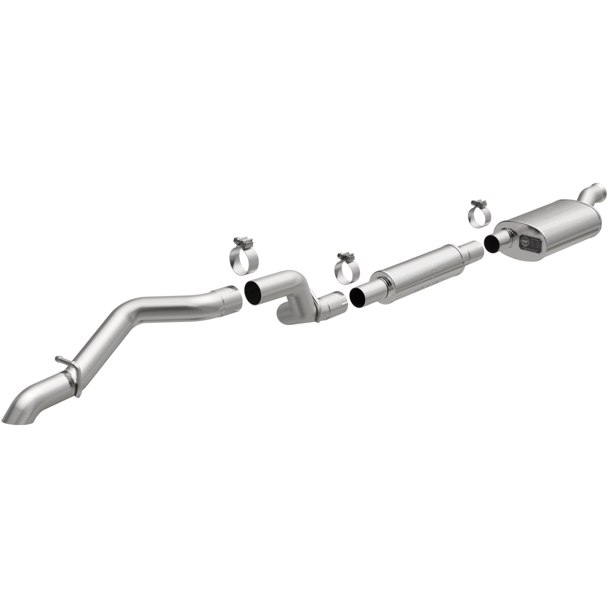 Overland Series Stainless Cat-Back System MagnaFlow Exhaust Products Exhaust System Kit  AXOPROS