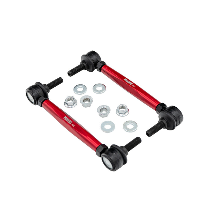 Pedders 15-22 S550 Mustang Adjustable Endlink Kit Front Pedders Sway Bar Endlinks  AXOPROS