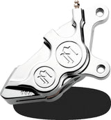 Performance Machine 00-17 HD Caliper 137x4B Left 11.5in - Chrome Performance Machine Brake Calipers - Perf  AXOPROS