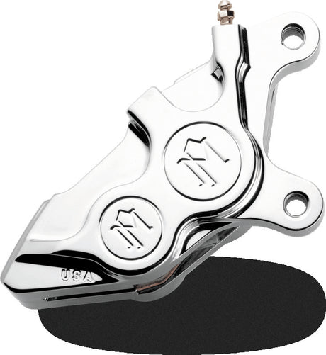 Performance Machine 00-17 HD Caliper 137x4B Left 11.5in - Chrome Performance Machine Brake Calipers - Perf  AXOPROS