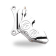 Performance Machine 00-17 HD Caliper 137x4B Left 11.5in - Chrome Performance Machine Brake Calipers - Perf  AXOPROS