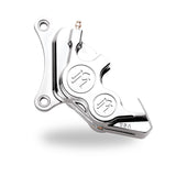 Performance Machine 00-17 HD Caliper 137x4B Left 11.5in - Chrome Performance Machine Brake Calipers - Perf  AXOPROS