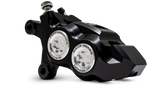 Performance Machine 08-23 FL,18-24 M8 Softail,06-17 VRod 137x4B Rce Series Monobloc Caliper Left BLK Performance Machine Brake Calipers - Perf  AXOPROS
