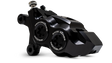 Performance Machine 08-23 FL,18-24 M8 Softail,06-17 VRod 137x4B Rce Series Monobloc Caliper Left BLK Performance Machine Brake Calipers - Perf  AXOPROS