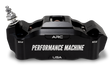 Performance Machine 125 x4 Race Series Radial Mount Caliper with ARC - Left - Black Ano Performance Machine Brake Calipers - Perf  AXOPROS