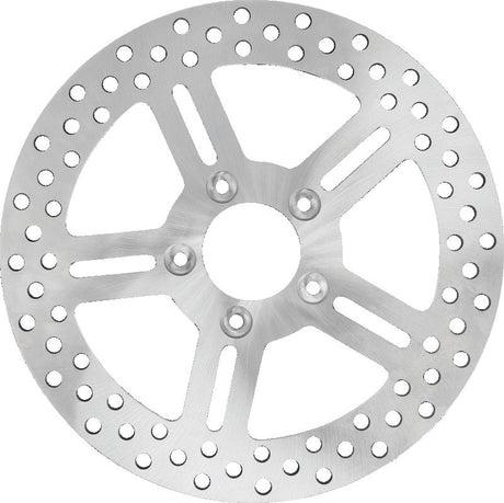 Performance Machine Disc 11.5 X .20/ 5 Spoke Stainless Steel Performance Machine Brake Rotors - Drilled  AXOPROS