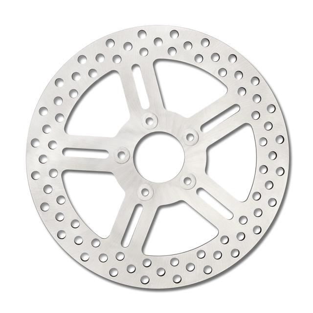 Performance Machine Disc 11.5 X .20/ 5 Spoke Stainless Steel Performance Machine Brake Rotors - Drilled  AXOPROS