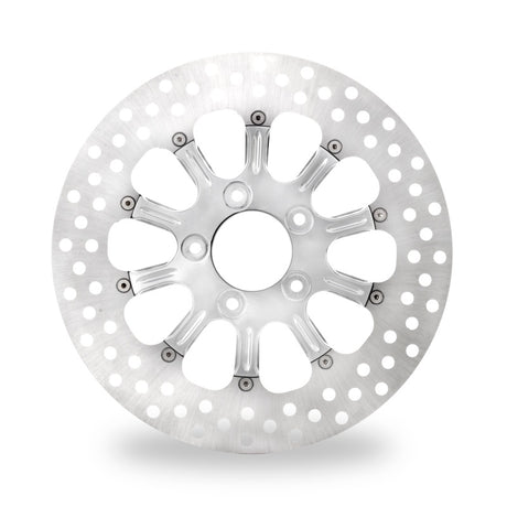 Performance Machine Disc/Carr 11.8 Revel Rr Right - Chrome Performance Machine Brake Rotors - Drilled  AXOPROS