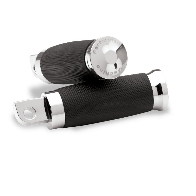 Performance Machine Footpegs Contour - Chrome Performance Machine Footpegs  AXOPROS