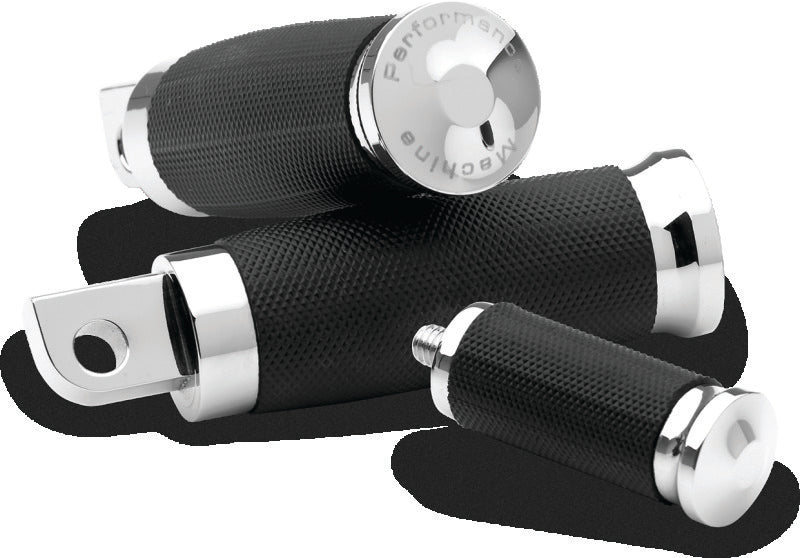 Performance Machine Footpegs Contour - Chrome Performance Machine Footpegs  AXOPROS