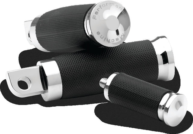 Performance Machine Footpegs Contour - Chrome Performance Machine Footpegs  AXOPROS