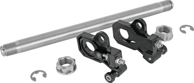Performance Machine HD Touring Axle Adj Kit - Black Ano Performance Machine Axles  AXOPROS