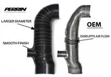 PERRIN 02-07 Subaru WRX / 04-21 STI Turbo Inlet Hose 3in. (For Aftermarket Turbos Only) - Black Perrin Performance Hoses  AXOPROS
