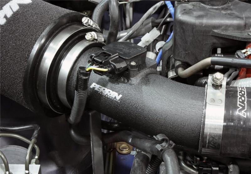 PERRIN 02-07 Subaru WRX/STi / 04-08 Forester XT Short Ram Intake - Black Perrin Performance Cold Air Intakes  AXOPROS