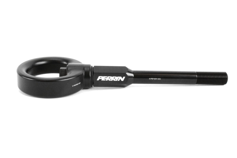 Perrin 02-07 Subaru WRX/STI Tow Hook Kit (Front) - Flat Black Perrin Performance Tow Hooks  AXOPROS