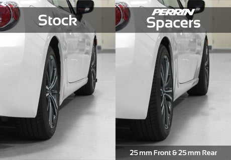 PERRIN 02-14 Subaru WRX / 2004 STI / 13-25 BRZ & Toyota GR86 25mm Wheel Spacers 5x100 56mm CB - Pair Perrin Performance Wheel Spacers & Adapters  AXOPROS