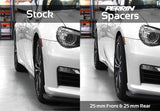 PERRIN 02-14 Subaru WRX / 2004 STI / 13-25 BRZ & Toyota GR86 30mm Wheel Spacers 5x100 56mm CB - Pair Perrin Performance Wheel Spacers & Adapters  AXOPROS