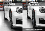 PERRIN 02-14 Subaru WRX / 2004 STI / 13-25 BRZ & Toyota GR86 30mm Wheel Spacers 5x100 56mm CB - Pair Perrin Performance Wheel Spacers & Adapters  AXOPROS