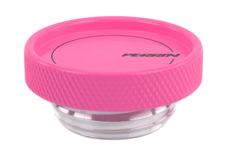 PERRIN 02-25 Subaru Impreza/WRX/STI & 13-25 Crosstrek/BRZ/FR-S/GR86/GR86 Oil Fill Cap - Hyper Pink Perrin Performance Oil Caps  AXOPROS